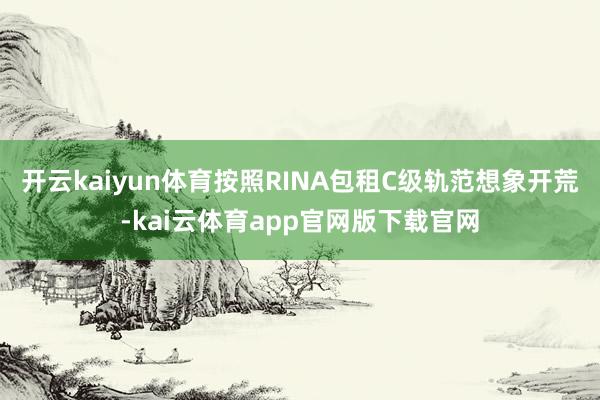 开云kaiyun体育按照RINA包租C级轨范想象开荒-kai云体育app官网版下载官网